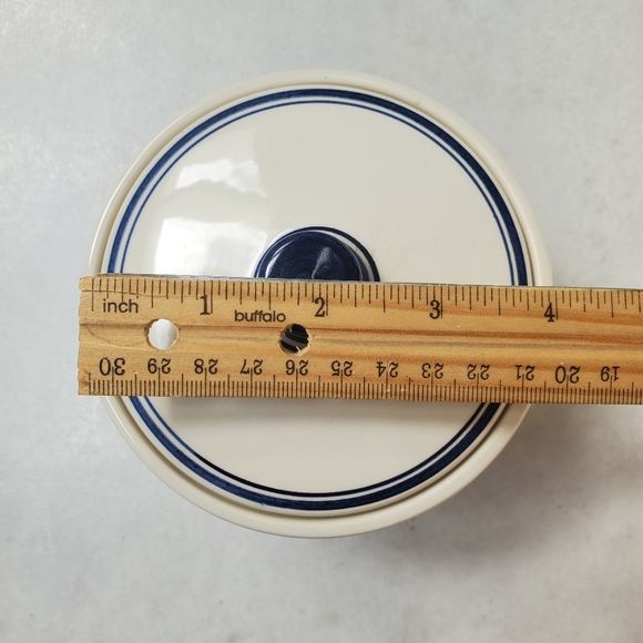 Vintage Delft Blue Handpainted Crock Jar with Lid Holland Signed Crown Gouda - Picture 11 of 12